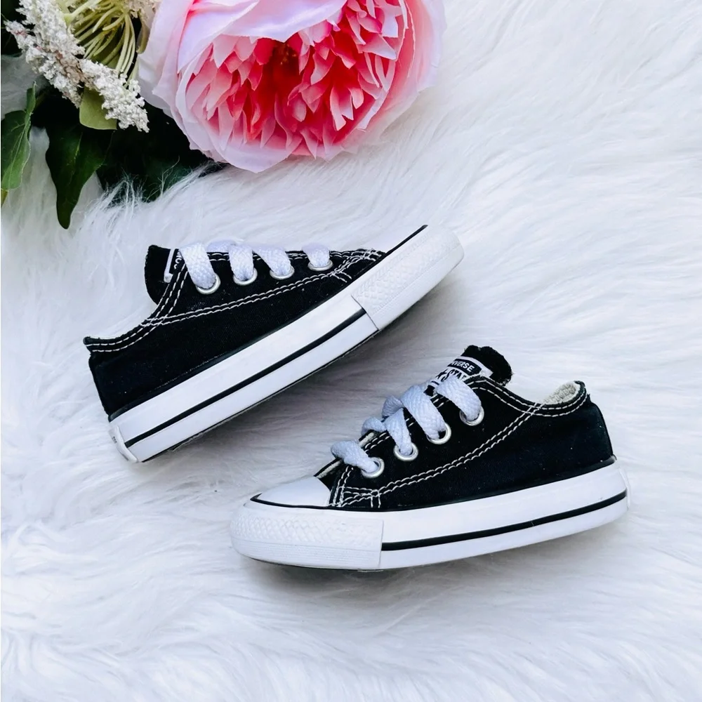 Baby/Toddler Black Converse Sneakers